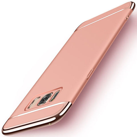 Luxury 3 in 1 Plating PC Phone Cases For Samsung Galaxy Note 8 S8 Plus S7 edge Cover 3D Batman Wings Case Matte Shockproof Armor - watchwomen