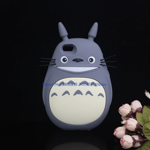 3D Cartoon Cat Case For iPhone X 4 4S 5S SE 5C 6 6S 7 8 Plus 5.5" Cover Unicorn Bear Bunny Pig Horse Phone Bags - watchwomen