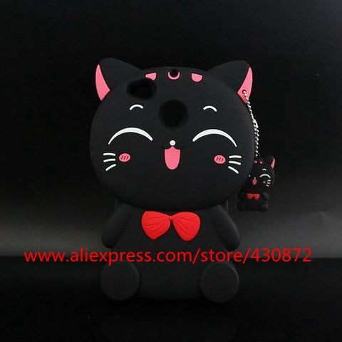 For Xiaomi Redmi 4X 5.0 inch 3D Silicon Stitch Cat Cupcake Unicorn Cartoon Soft Phone Case Cover for Xiaomi redmi 4X Pro Redmi4X - watchwomen