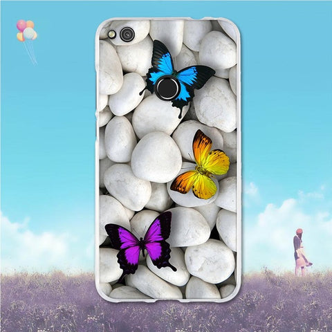 For Huawei P8 Lite 2017 honor 8 Lite Case Soft TPU Fundas For Honor 4C 6C Honor 8 Lite Cover Cute For Huawei P8 Lite Phone Cases - watchwomen