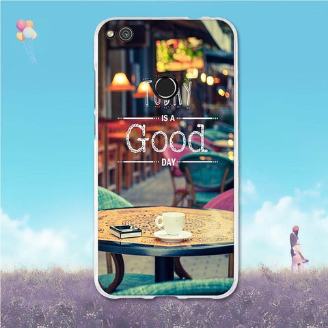 For Huawei P8 Lite 2017 honor 8 Lite Case Soft TPU Fundas For Honor 4C 6C Honor 8 Lite Cover Cute For Huawei P8 Lite Phone Cases - watchwomen