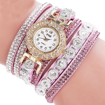 CCQ Fashion Women Watches Rhinestone Luxury Woman Full Crystal Bracelet Wristwatch Quartz Watch Relogio Feminino Gift - watchwomen