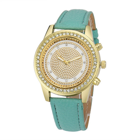 2018 New Women Bracelet Wristwatch ladies Crystal Geneva Watches Fashion Stainless Steel Quartz Wristwatches Relojes Mujer - watchwomen