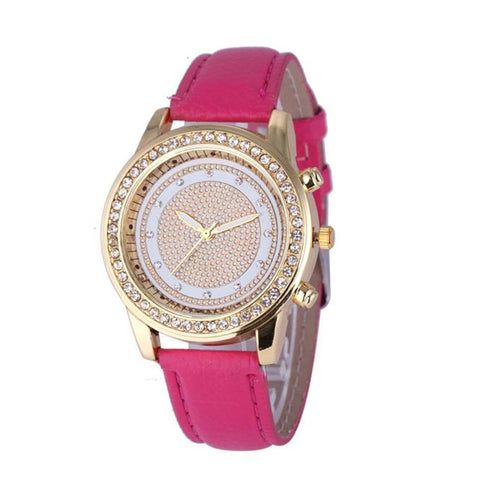 2018 New Women Bracelet Wristwatch ladies Crystal Geneva Watches Fashion Stainless Steel Quartz Wristwatches Relojes Mujer - watchwomen