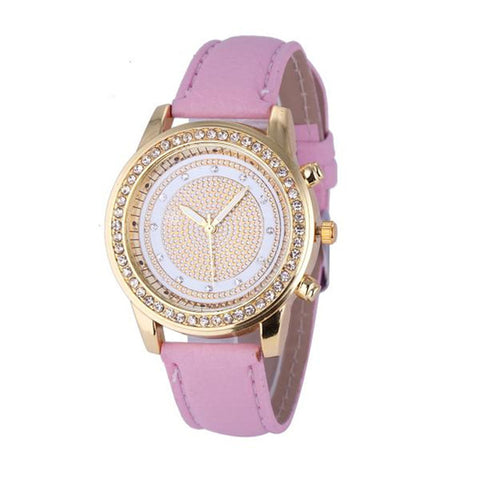 2018 New Women Bracelet Wristwatch ladies Crystal Geneva Watches Fashion Stainless Steel Quartz Wristwatches Relojes Mujer - watchwomen