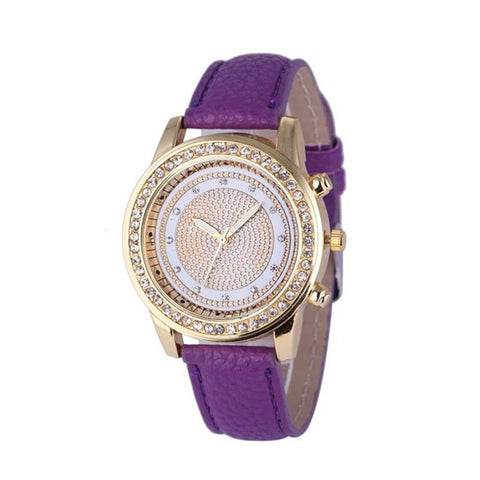 2018 New Women Bracelet Wristwatch ladies Crystal Geneva Watches Fashion Stainless Steel Quartz Wristwatches Relojes Mujer - watchwomen