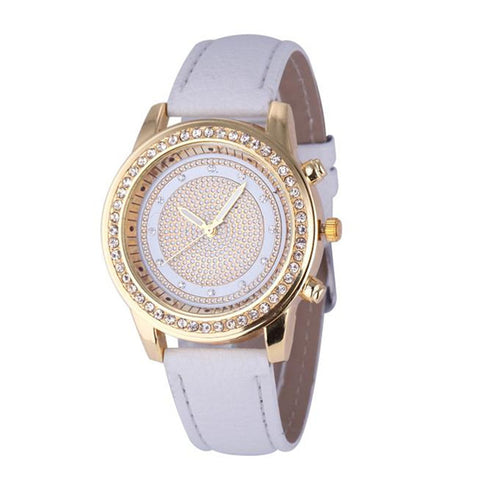 2018 New Women Bracelet Wristwatch ladies Crystal Geneva Watches Fashion Stainless Steel Quartz Wristwatches Relojes Mujer - watchwomen