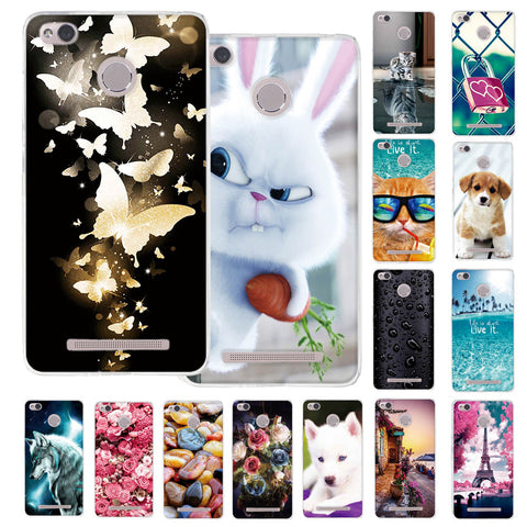 For Xiaomi Redmi 4X Case Silicon for Xiaomi Redmi 4A Case For Xiaomi Redmi Note 4 4X Note 3 Case For Xiaomi Redmi Note 4X Cover - watchwomen