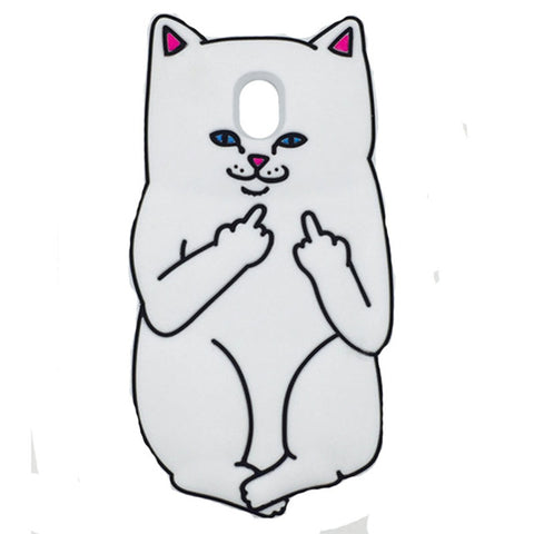 Case For Coque Samsung Galaxy J5 2017 Case Cute 3D Cartoon Cat Stitch Silicon Cover For Samsung Galaxy J3 J5 J7 2017 Pro EU Case - watchwomen