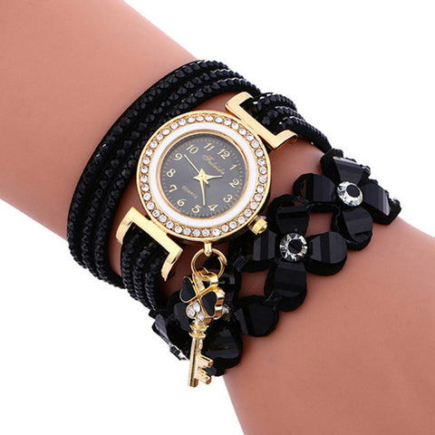 2018 Women watches New luxury Casual Analog Alloy Quartz Watch PU Leather Bracelet Watches Gift Relogio Feminino reloj mujer - watchwomen