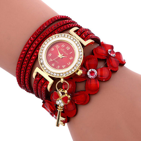 2018 Women watches New luxury Casual Analog Alloy Quartz Watch PU Leather Bracelet Watches Gift Relogio Feminino reloj mujer - watchwomen