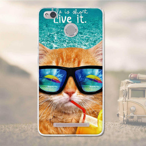 Phone Cases For Xiaomi Redmi 3 Pro 3s Redmi 3s Cover 3D Silicon Phone Back Cover for Xiaomi Redmi 3 Pro Case Redmi 3 S Pro Case - watchwomen