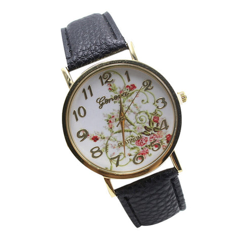 Reloj 2017 New  Bestselling Leather Band Analog Quartz Vogue Wrist Watches Dropshipping  17feb8 - watchwomen
