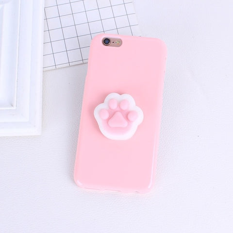 Soft Squishy Phone Case Cover For iphone 7 7 plus 8 8 plus Case Capa 3D Cute Animal Squeeze Toys For iphone 5 5s 5se 6 6s 4.7'' - watchwomen
