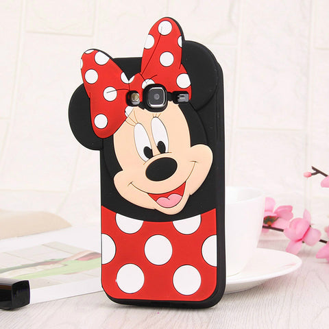 For Samsung Galaxy J3 J330 J5 J530 J7 J730 2017 A3 A5 A7 2016 Grand Prime Cases 3D Cartoon Silicone Soft Phone Back Cover - watchwomen