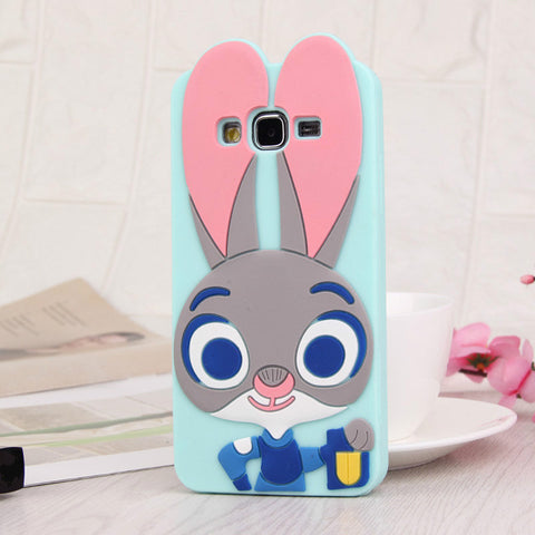 For Samsung Galaxy J3 J330 J5 J530 J7 J730 2017 A3 A5 A7 2016 Grand Prime Cases 3D Cartoon Silicone Soft Phone Back Cover - watchwomen