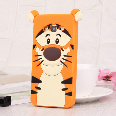 For Samsung Galaxy J3 J330 J5 J530 J7 J730 2017 A3 A5 A7 2016 Grand Prime Cases 3D Cartoon Silicone Soft Phone Back Cover - watchwomen