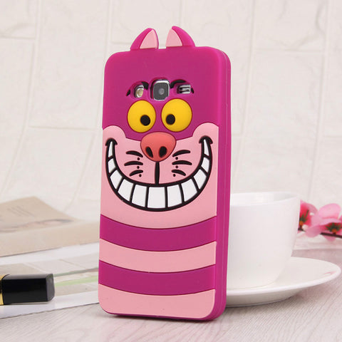 For Samsung Galaxy J3 J330 J5 J530 J7 J730 2017 A3 A5 A7 2016 Grand Prime Cases 3D Cartoon Silicone Soft Phone Back Cover - watchwomen