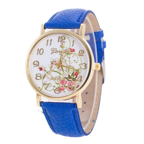 2017 Milky hot sale Fashion Geneva Fashion Women Flowers Watches Sport Analog Quartz Wrist Watch  watch 17Jul 28 - watchwomen