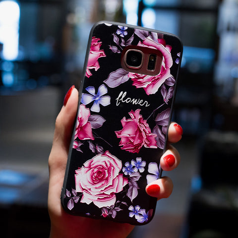 BROEYOUE TPU Phone Case For iPhone 8 7 5S SE 6 6s 6plus X Case For Samsung Galaxy S7 S8 Edge Plus J3 J5 J7 A3 A5 A7 2016 2017 - watchwomen