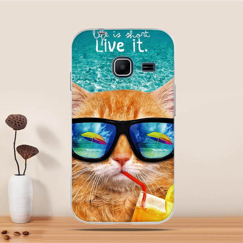 3D Patterend Soft TPU Silicon Case For Samsung Galaxy J1 mini Case Phone Case For Samsung Galaxy J1 mini 2016 J105H J1 Nxt Cover - watchwomen
