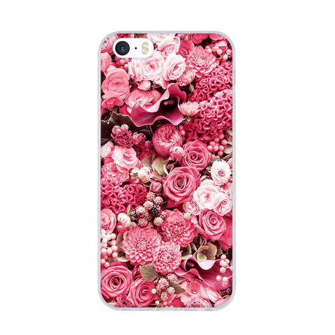 Silicone Cases for iphone 6 6s 7 Phone Case For iPhone 5 5S SE Case 3D Pattern Soft TPU Slim Cover For iPhone 7 6 6S 8 phone Bag - watchwomen