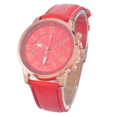 FUNIQUE Fashion Minimalist Watches Women PU Leather Ladies Dress Gold Quartz Watch 2017 Hot Sale Wristwatch For Girls Clock Gift - watchwomen