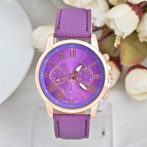 FUNIQUE Fashion Minimalist Watches Women PU Leather Ladies Dress Gold Quartz Watch 2017 Hot Sale Wristwatch For Girls Clock Gift - watchwomen