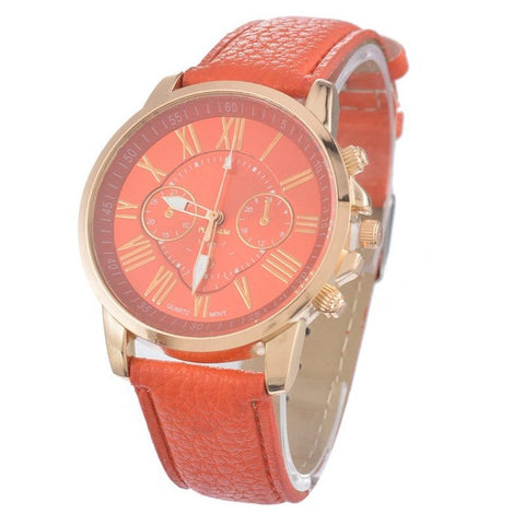 FUNIQUE Fashion Minimalist Watches Women PU Leather Ladies Dress Gold Quartz Watch 2017 Hot Sale Wristwatch For Girls Clock Gift - watchwomen