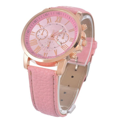 FUNIQUE Fashion Minimalist Watches Women PU Leather Ladies Dress Gold Quartz Watch 2017 Hot Sale Wristwatch For Girls Clock Gift - watchwomen