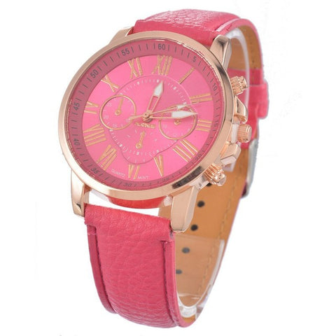FUNIQUE Fashion Minimalist Watches Women PU Leather Ladies Dress Gold Quartz Watch 2017 Hot Sale Wristwatch For Girls Clock Gift - watchwomen