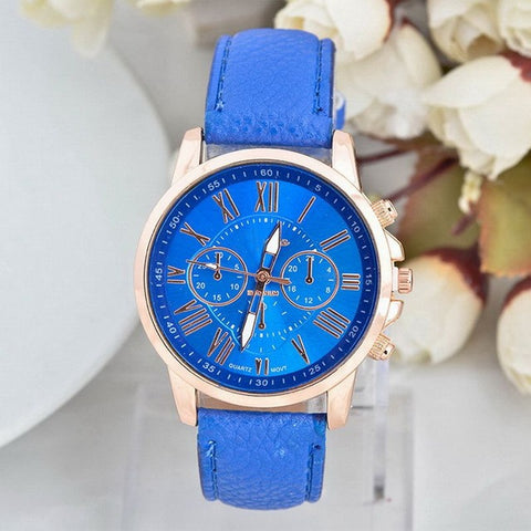 FUNIQUE Fashion Minimalist Watches Women PU Leather Ladies Dress Gold Quartz Watch 2017 Hot Sale Wristwatch For Girls Clock Gift - watchwomen