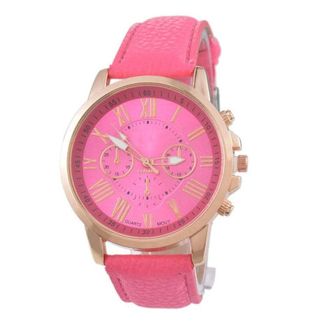 FUNIQUE Fashion Minimalist Watches Women PU Leather Ladies Dress Gold Quartz Watch 2017 Hot Sale Wristwatch For Girls Clock Gift - watchwomen