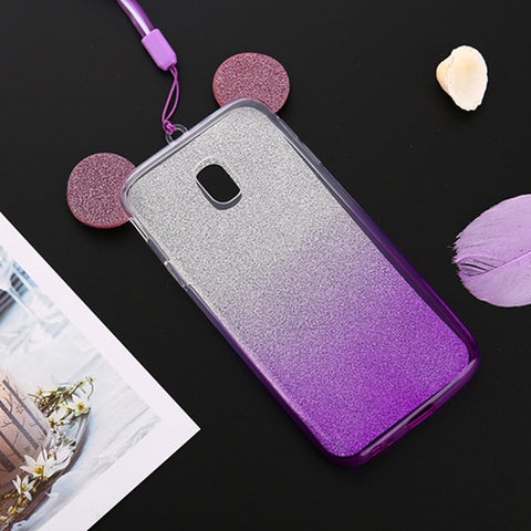 Case For Coque Samsung Galaxy J5 2017 Case Cute 3D Cartoon Cat Stitch Silicon Cover For Samsung Galaxy J3 J5 J7 2017 Pro EU Case - watchwomen