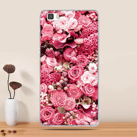 Soft TPU Case For Coque Huawei P8 LITE Case Silicon Back Cover For Funda Huawei Ascend P8 Lite Case 3D Relief phone bags Capa - watchwomen
