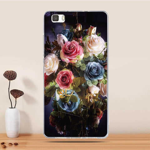 Soft TPU Case For Coque Huawei P8 LITE Case Silicon Back Cover For Funda Huawei Ascend P8 Lite Case 3D Relief phone bags Capa - watchwomen