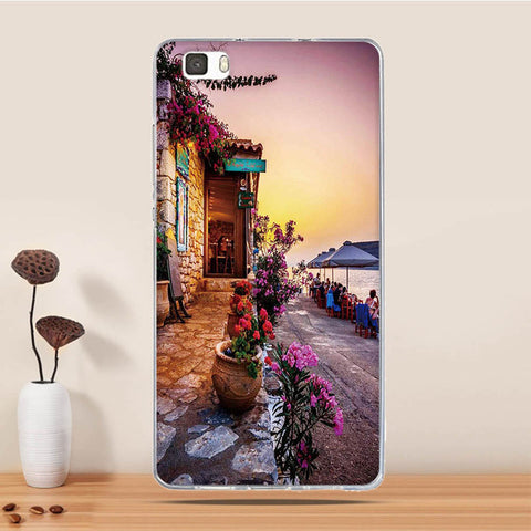 Soft TPU Case For Coque Huawei P8 LITE Case Silicon Back Cover For Funda Huawei Ascend P8 Lite Case 3D Relief phone bags Capa - watchwomen