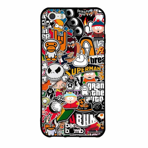 For iPhone 5 Case Cute TPU iphone 6 6s case for iphone 5 5s case Silicon Soft Cover For iPhone 6 6s plus 7 7plus 8 8 Plus cover - watchwomen