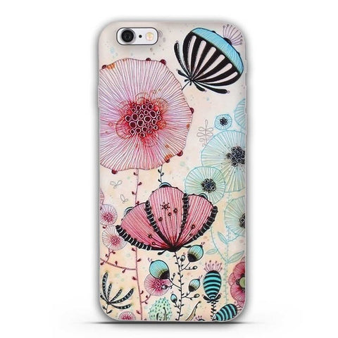 For iPhone 5 Case Cute TPU iphone 6 6s case for iphone 5 5s case Silicon Soft Cover For iPhone 6 6s plus 7 7plus 8 8 Plus cover - watchwomen
