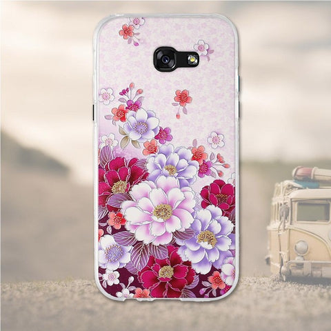 Case For Samsung Galaxy A5 A3 A7 2017 Case Silicone 3D Soft Case For Samsung Galaxy A5 2017 Cover Coque For Samsung A3 2017 Case - watchwomen