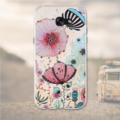 Case For Samsung Galaxy A5 A3 A7 2017 Case Silicone 3D Soft Case For Samsung Galaxy A5 2017 Cover Coque For Samsung A3 2017 Case - watchwomen