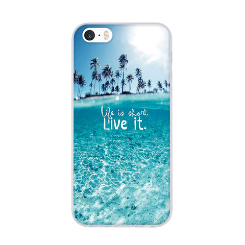 3D Print Case for Iphone 5s Soft TPU Phone Cover Case For iPhone 5 5S iPhone SE Back Silicone Cover for iphone5 Phone Case Shell - watchwomen