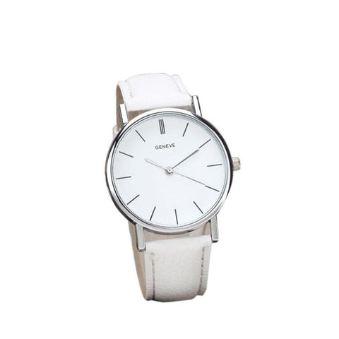 2017 Newly Designed Relogio Feminino Clock  New Womens Retro Design Leather Band Analog Alloy Quartz Wrist Watch Gift - watchwomen